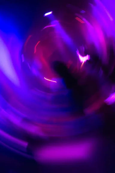 Light trails on the dancefloor